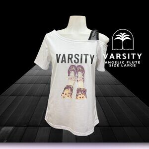 Varsity Angelic Flute T-shirt Womens Size L